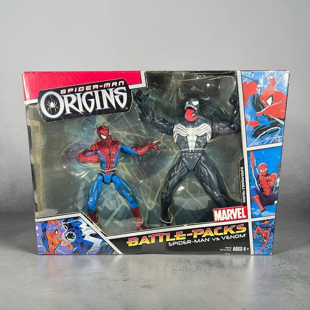 2006 Hasbro Marvel Spider-Man Origins Battle-Packs Spider-Man vs Venom
